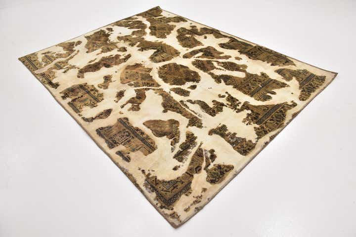 195cm x 255cm Handgeknüpft Ultra Vintage Persisch Wolle Teppich