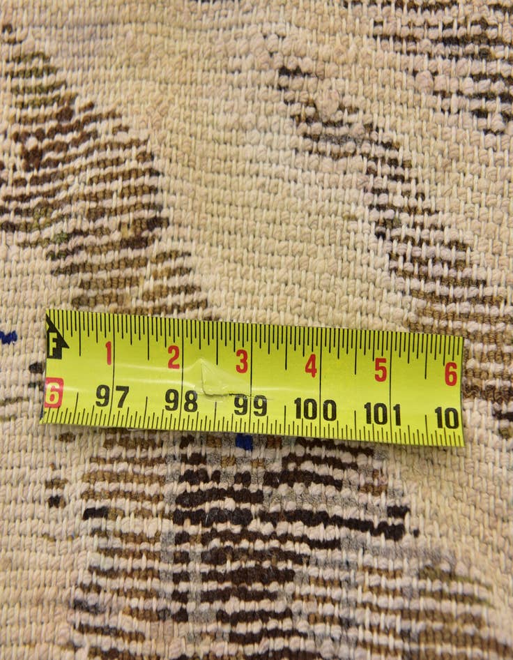 Detail image of 6' 2 x 8' 10  Hand Knotted Ultra Vintage Persian Wool Rug