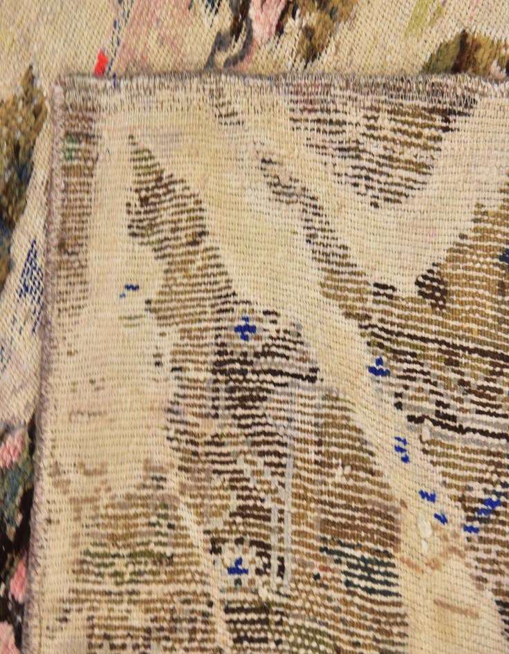 Detail image of 6' 2 x 8' 10  Hand Knotted Ultra Vintage Persian Wool Rug