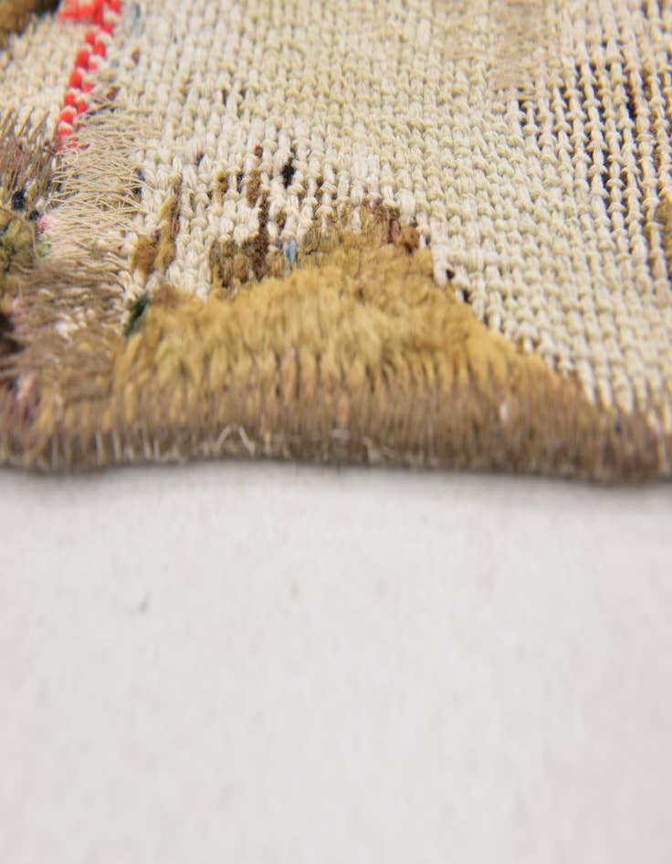 Detail image of 6' 2 x 8' 10  Hand Knotted Ultra Vintage Persian Wool Rug