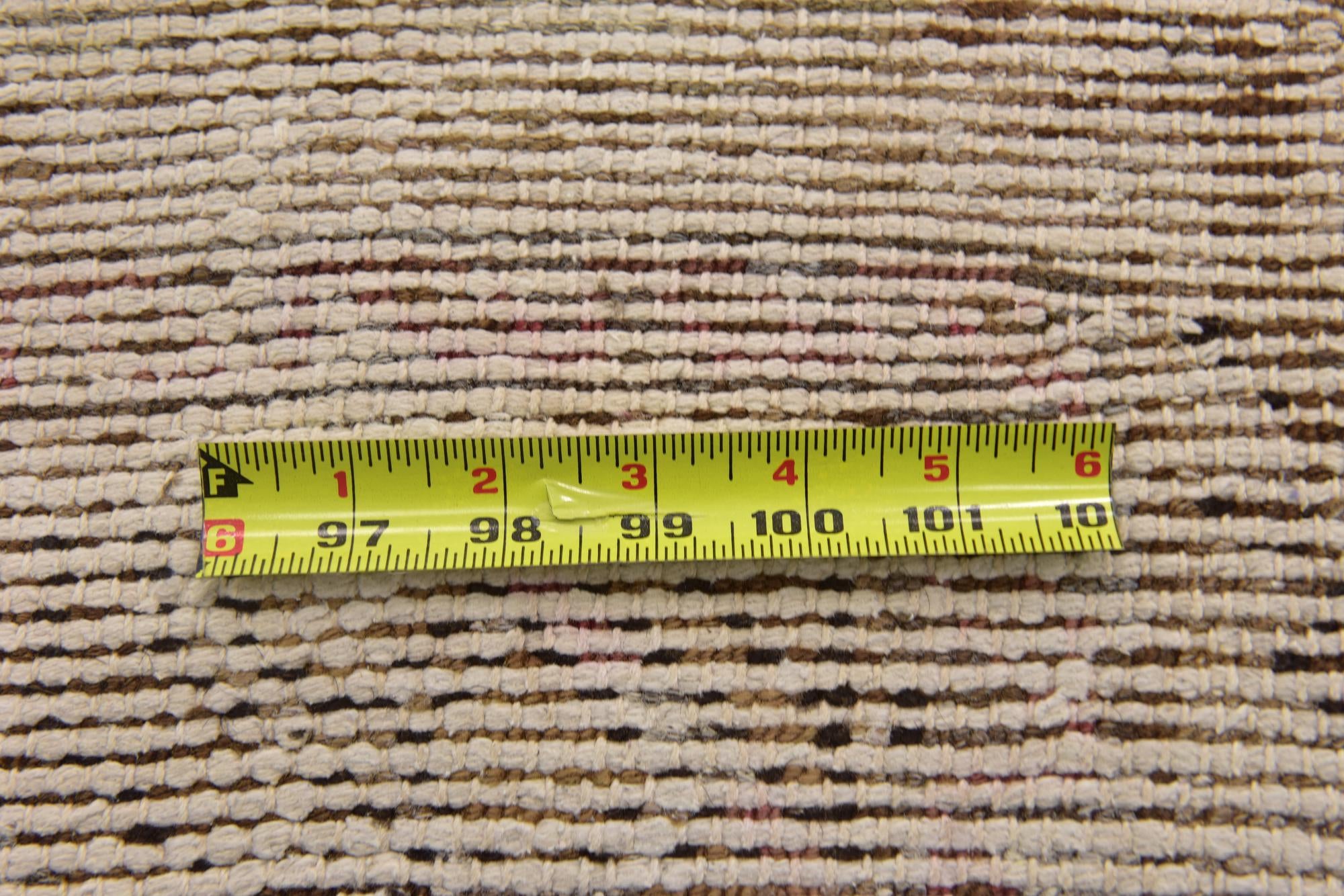 6' 8 x 8' 8 Hand Knotted Ultra Vintage Persian Wool Rug