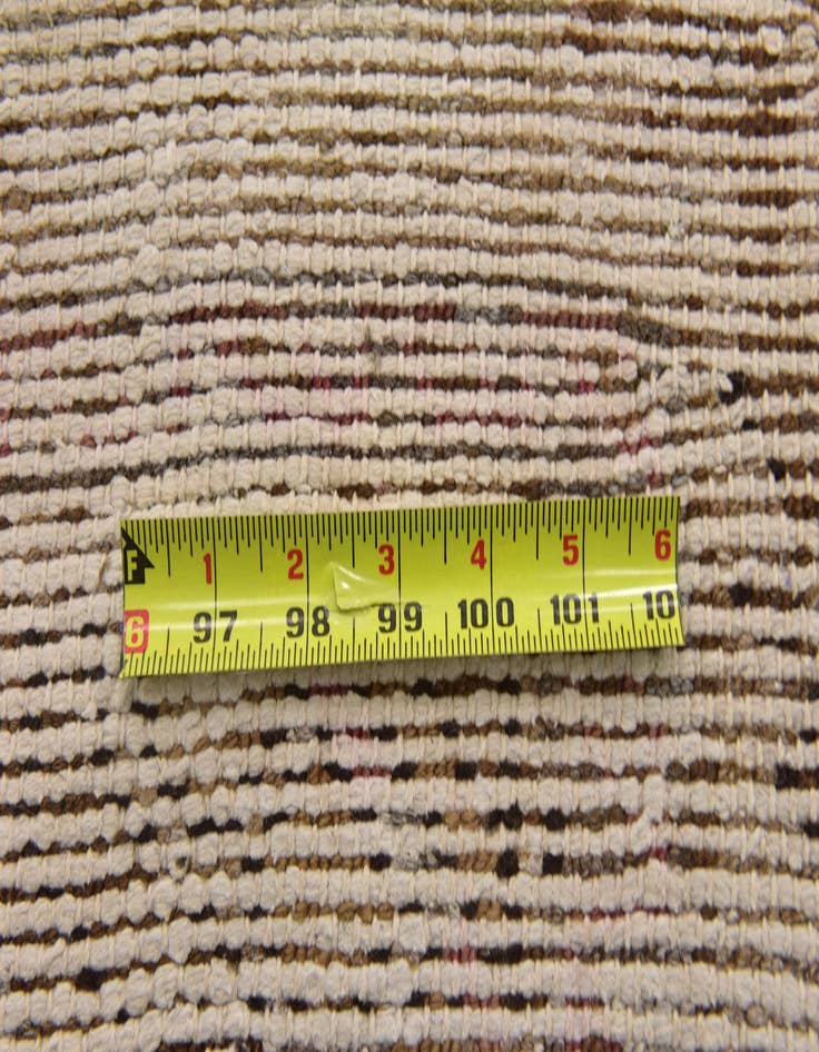 Detail image of 6' 8 x 8' 8  Hand Knotted Ultra Vintage Persian Wool Rug