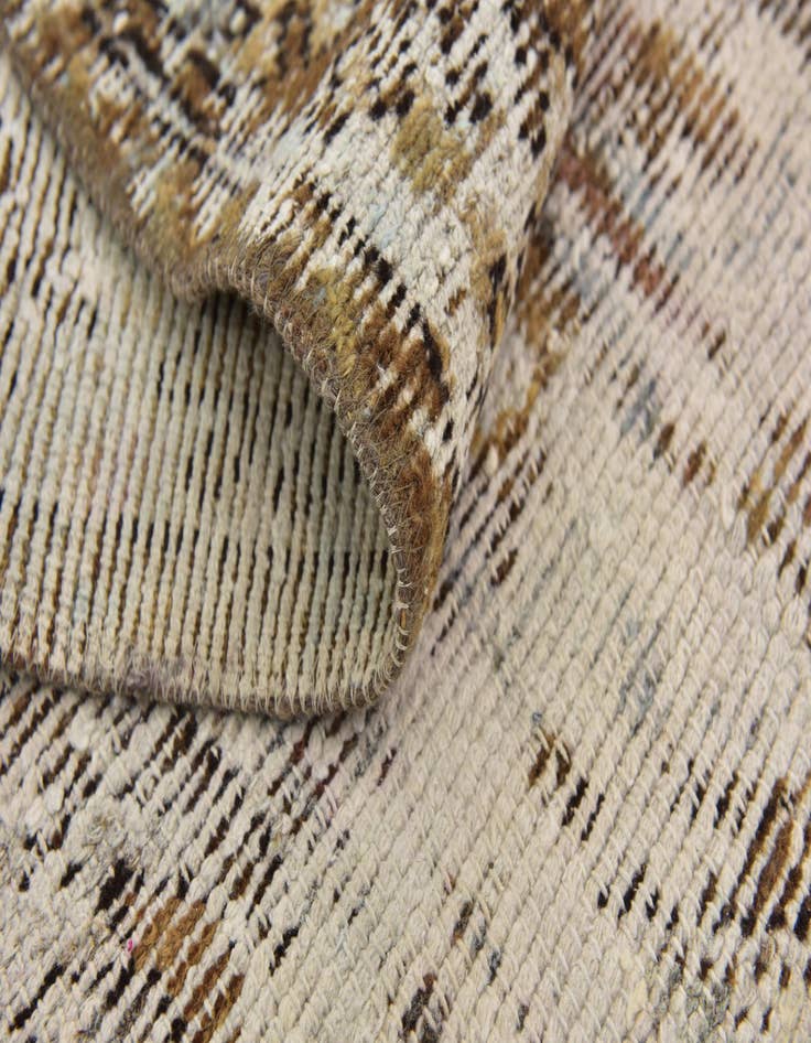 Detail image of 6' 8 x 8' 8  Hand Knotted Ultra Vintage Persian Wool Rug