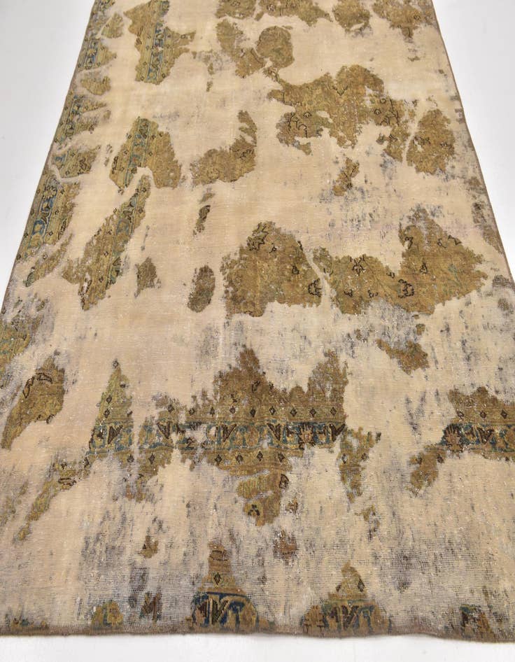 Detail image of 6' 6 x 9' 6  Hand Knotted Ultra Vintage Persian Wool Rug