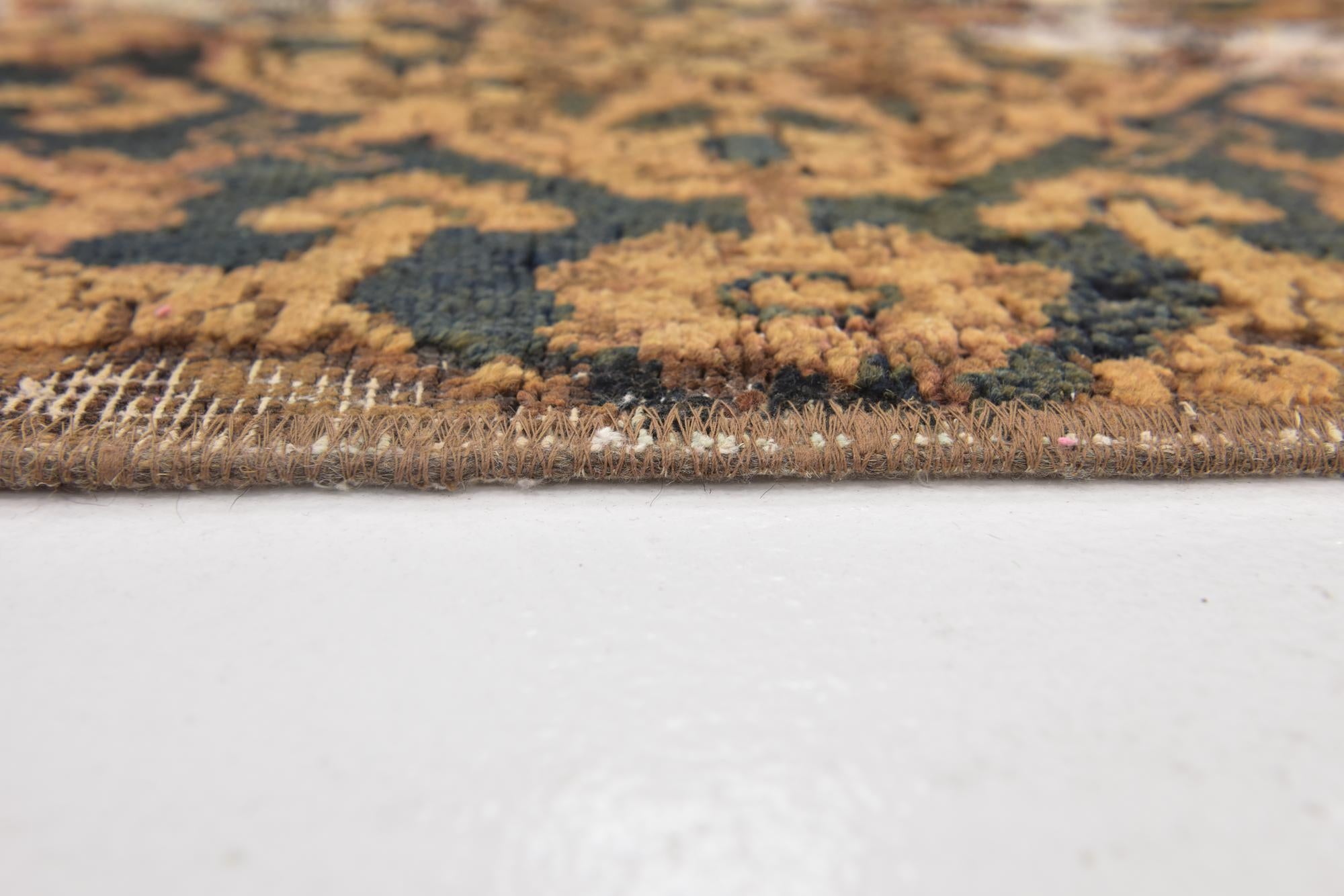 4' x 5' 10 Hand Knotted Ultra Vintage Persian Wool Rug
