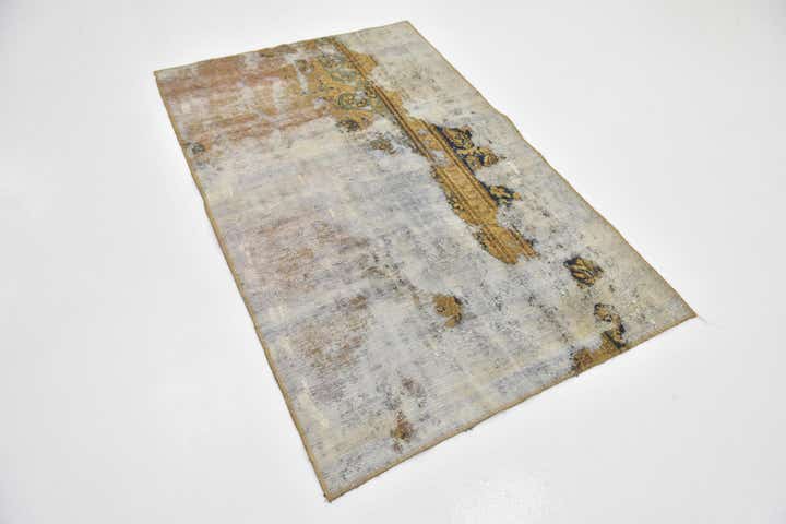 3' 3 x 5' Hand Knotted Ultra Vintage Persian Wool Rug