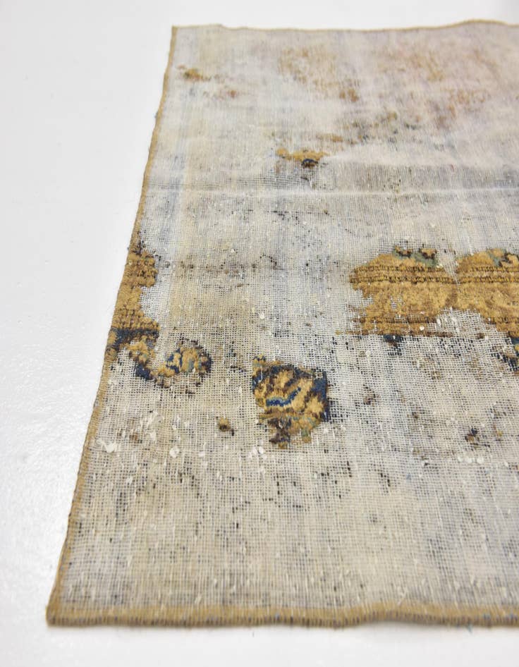 Detail image of 3' 3 x 5'  Hand Knotted Ultra Vintage Persian Wool Rug