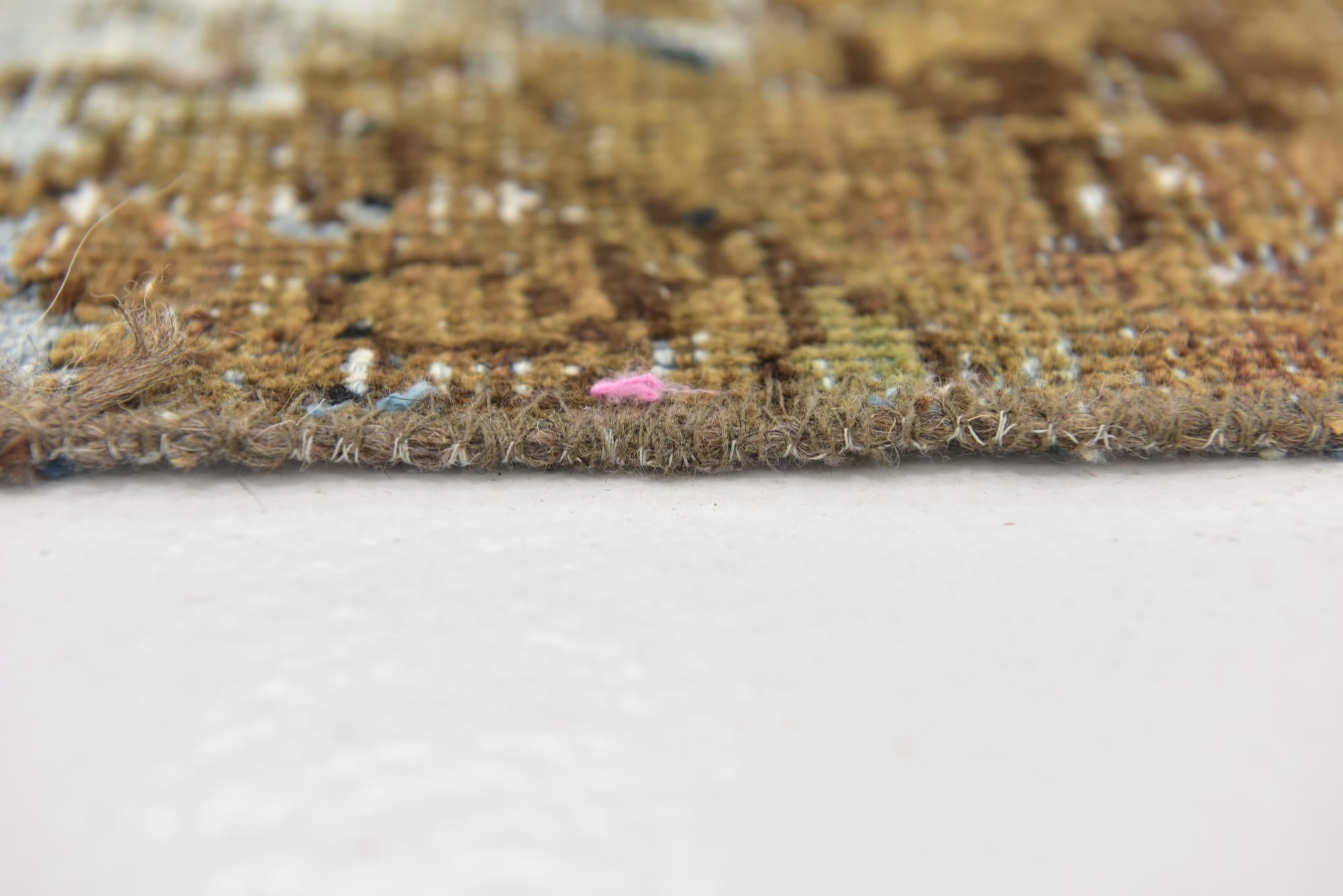 4' x 5' 8 Hand Knotted Ultra Vintage Persian Wool Rug