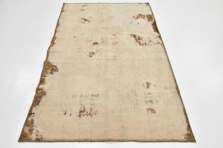 3' 5 x 5' 10 Hand Knotted Ultra Vintage Persian Wool Rug