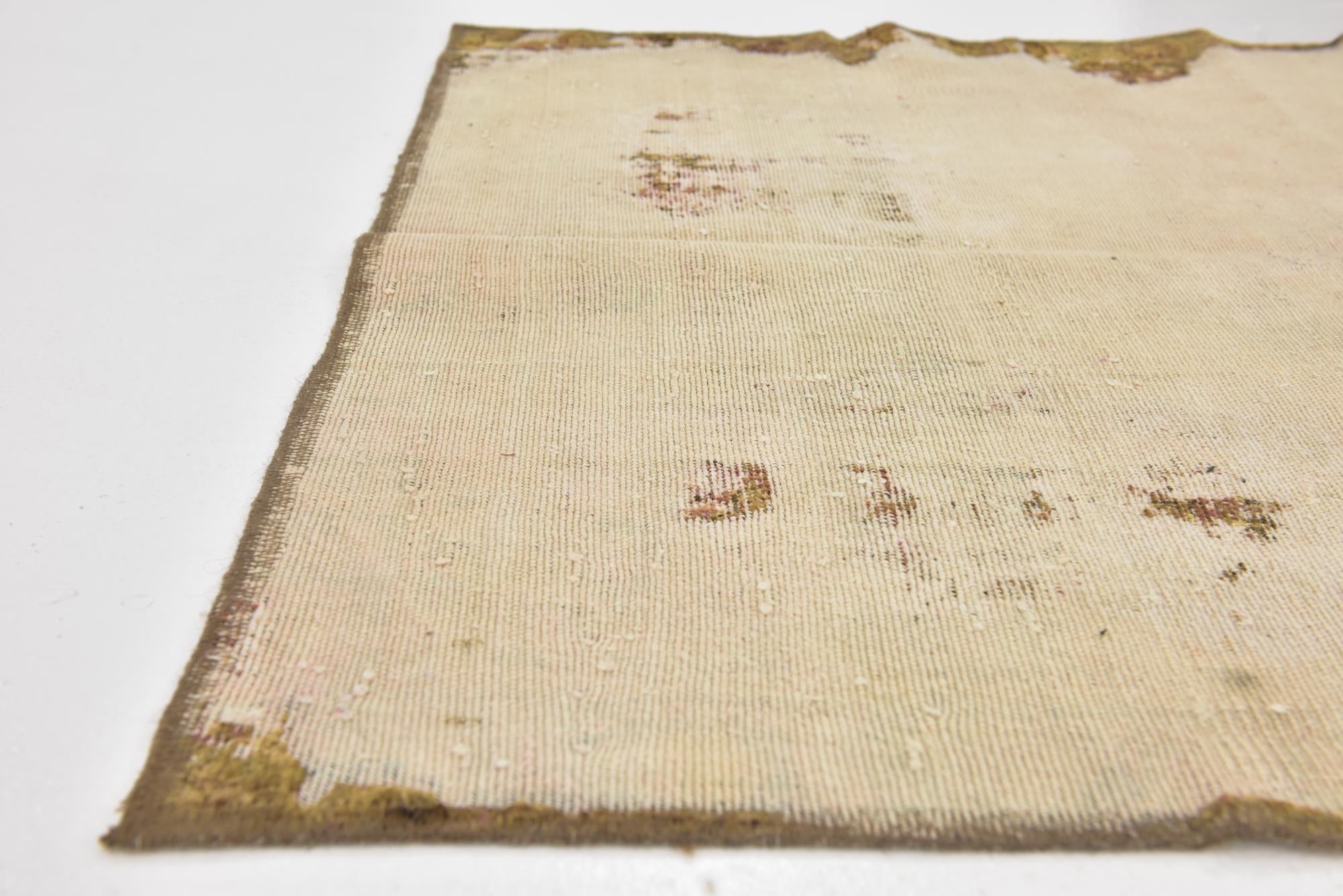3' 5 x 5' 10 Hand Knotted Ultra Vintage Persian Wool Rug