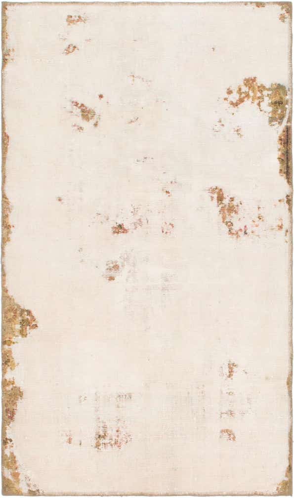 3' 5 x 5' 10 Hand Knotted Ultra Vintage Persian Wool Rug