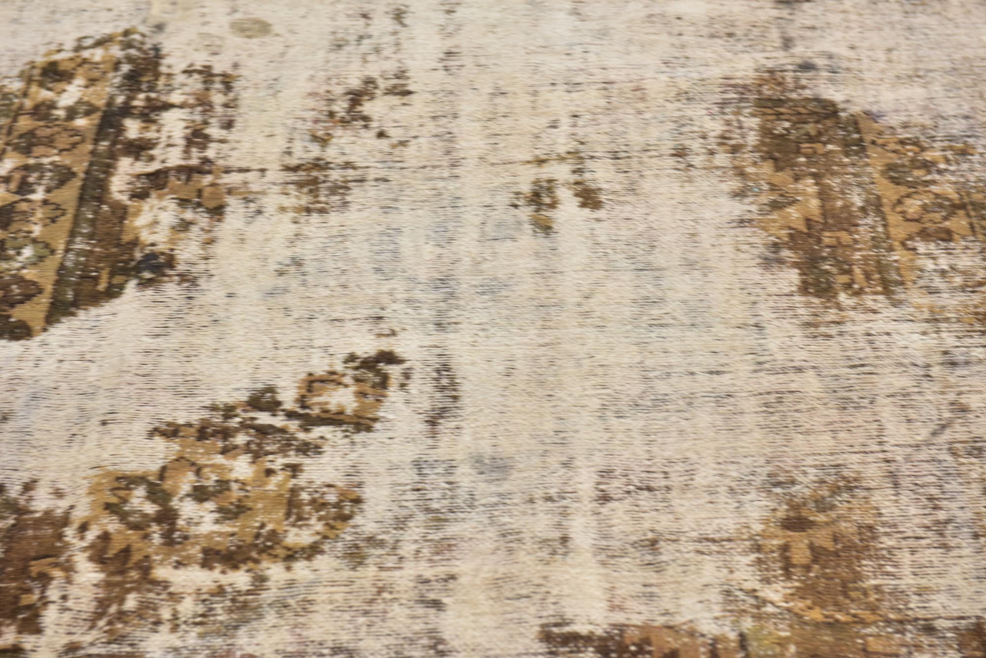 4' 9 x 8' 10 Hand Knotted Ultra Vintage Persian Wool Rug