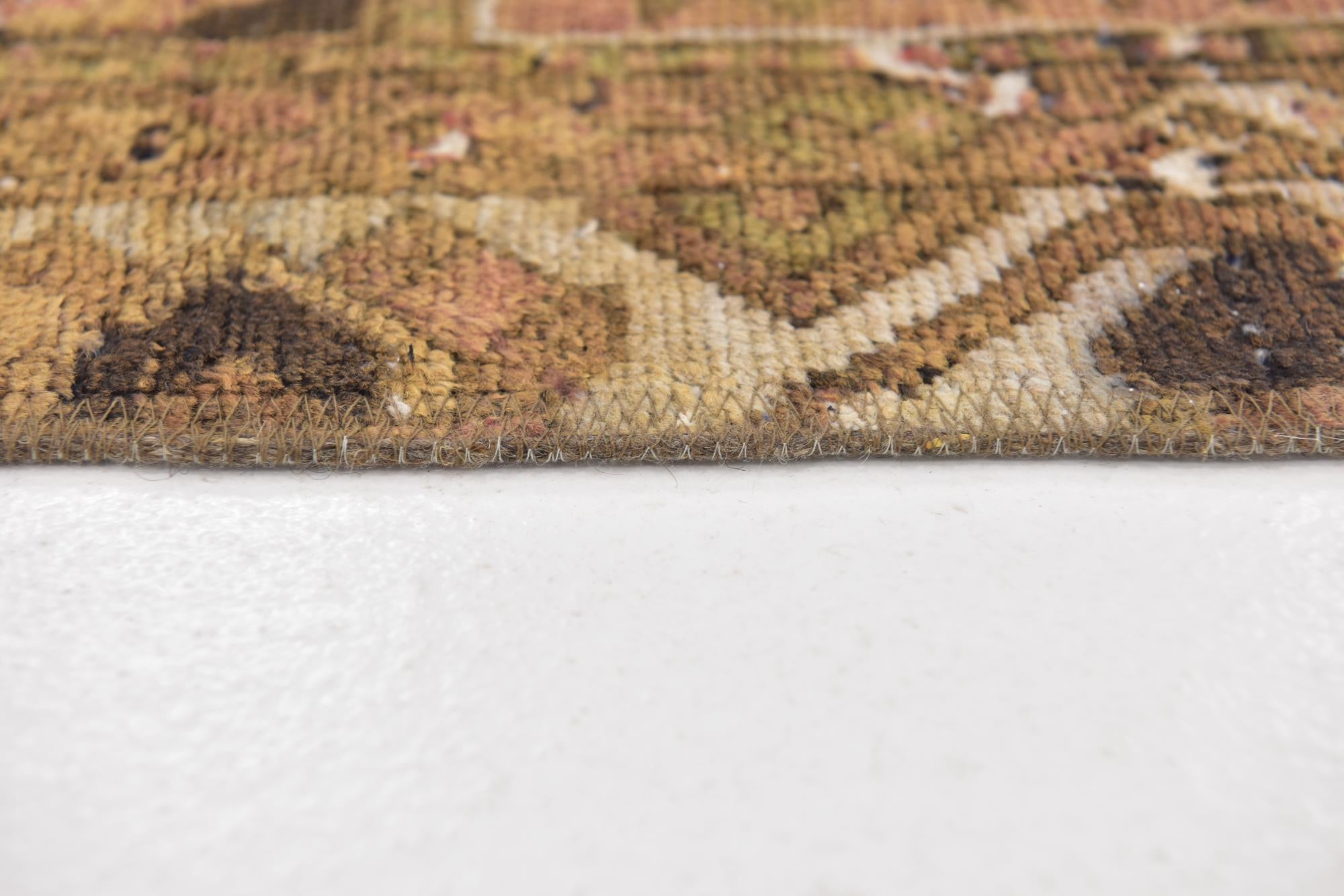 5' 10 x 9' 10 Hand Knotted Ultra Vintage Persian Wool Rug