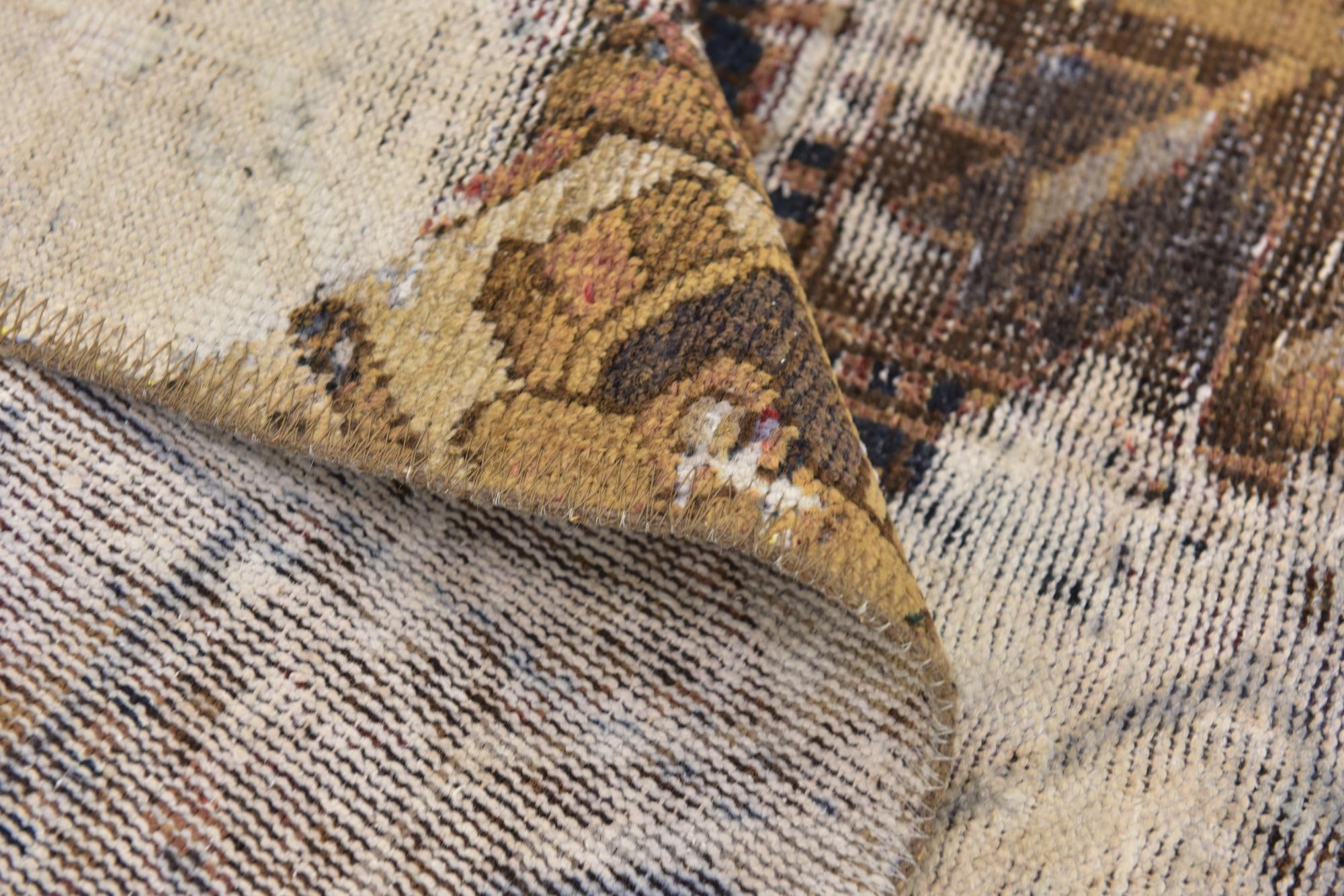 5' 10 x 9' 10 Hand Knotted Ultra Vintage Persian Wool Rug