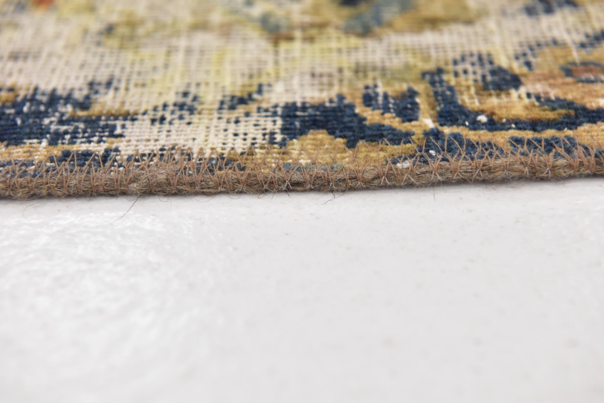 6' 8 x 11' Hand Knotted Ultra Vintage Persian Wool Rug