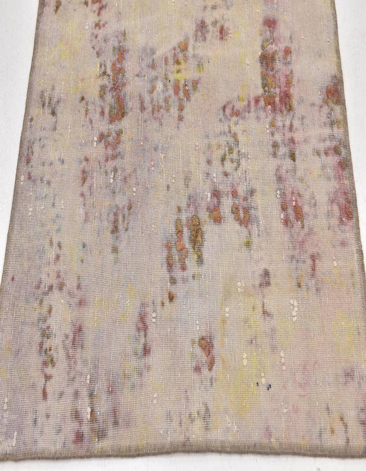 Detail image of 3' 5 x 5' 5  Hand Knotted Ultra Vintage Persian Wool Rug