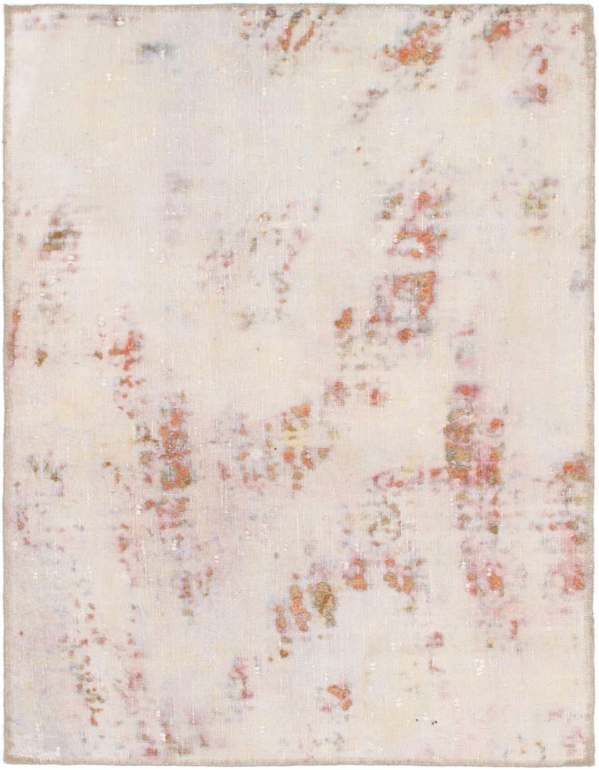 Primary image 3' 5 x 5' 5  Hand Knotted Ultra Vintage Persian Wool Rug