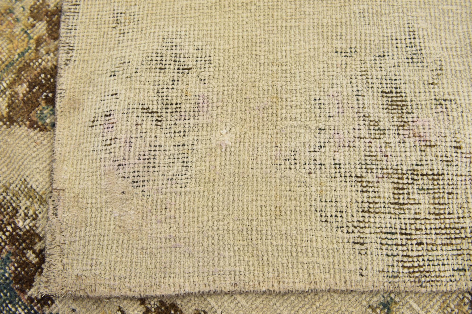 4' 7 x 6' 4 Hand Knotted Ultra Vintage Persian Wool Rug