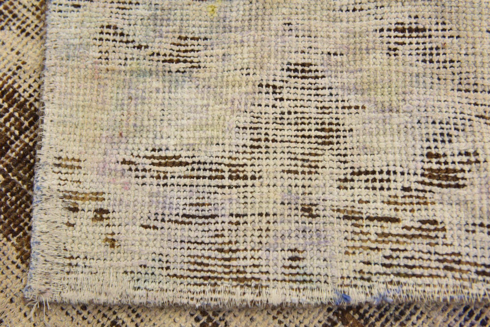 4' 4 x 6' 8 Hand Knotted Ultra Vintage Persian Wool Rug