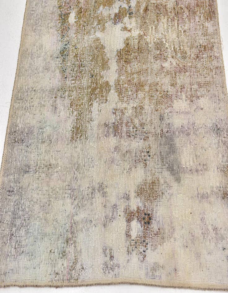 Detail image of 3' 5 x 4' 5  Hand Knotted Ultra Vintage Persian Wool Rug