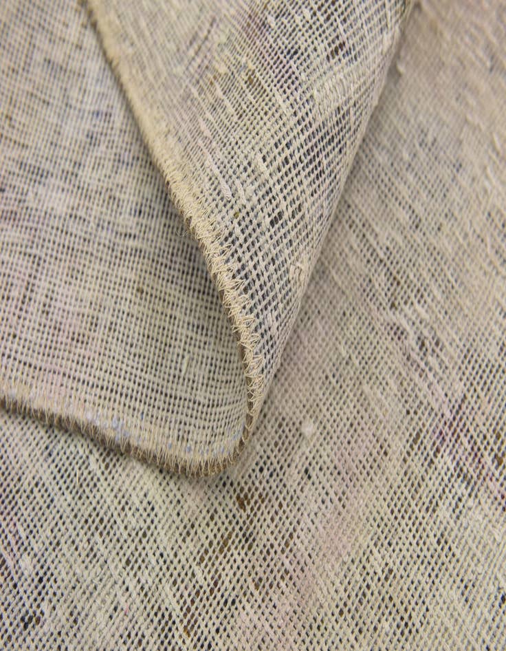 Detail image of 3' 5 x 4' 5  Hand Knotted Ultra Vintage Persian Wool Rug