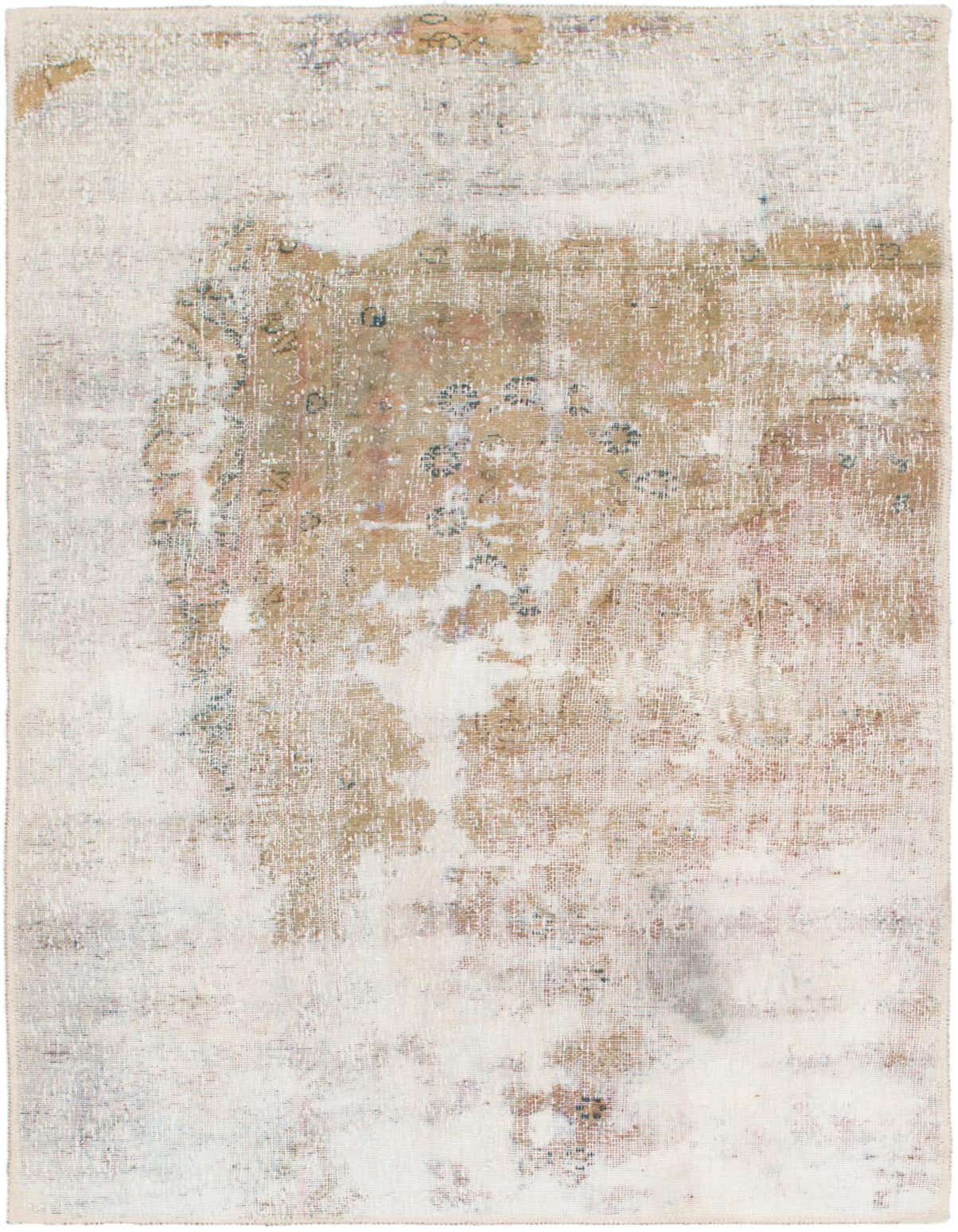 Primary image 3' 5 x 4' 5  Hand Knotted Ultra Vintage Persian Wool Rug