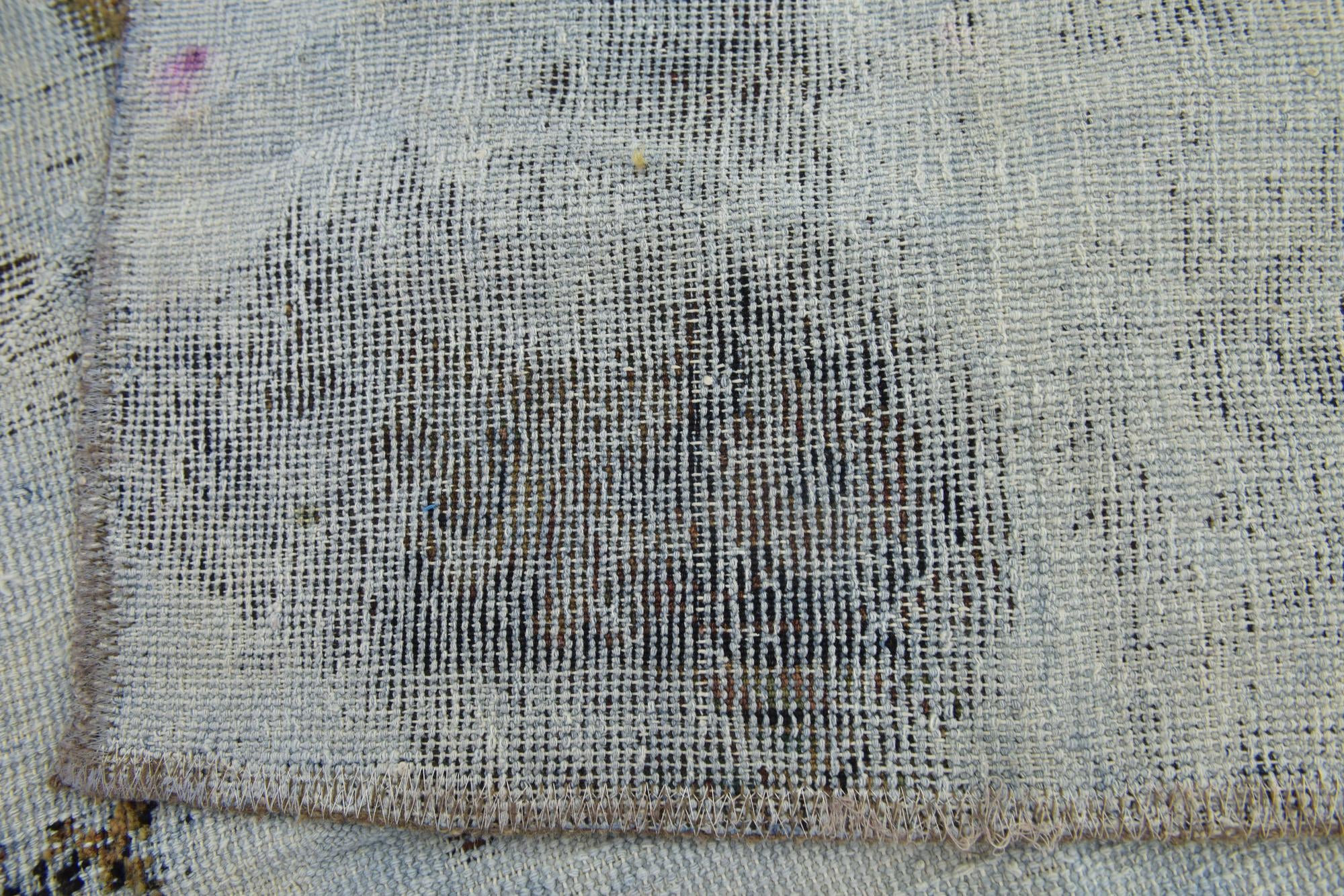 6' 4 x 9' 5 Hand Knotted Ultra Vintage Persian Wool Rug