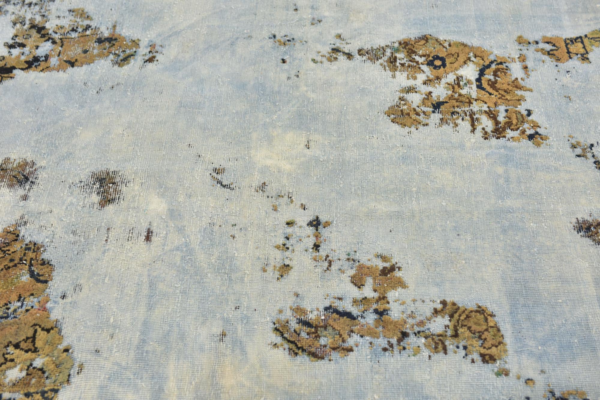 6' 4 x 9' 5 Hand Knotted Ultra Vintage Persian Wool Rug
