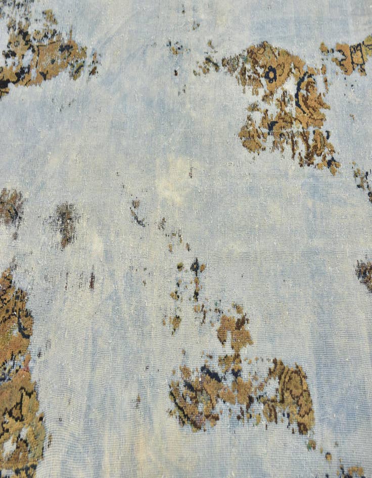 Detail image of 6' 4 x 9' 5  Hand Knotted Ultra Vintage Persian Wool Rug