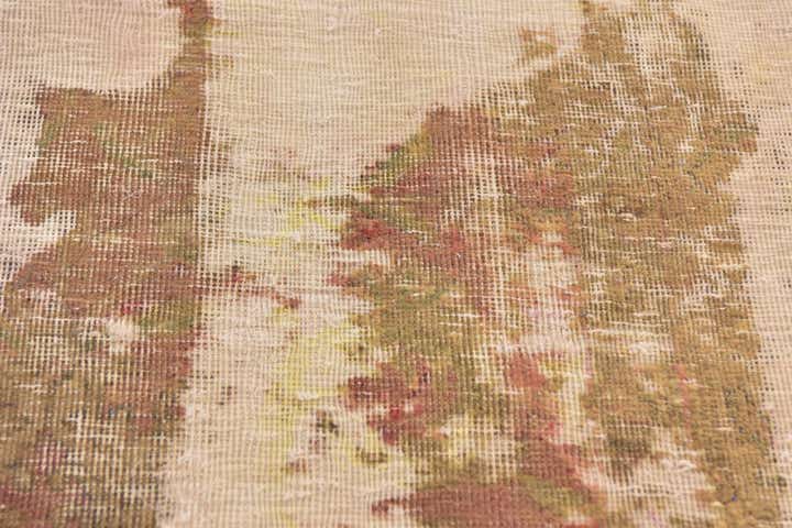 2' 8 x 5' Hand Knotted Ultra Vintage Persian Wool Rug