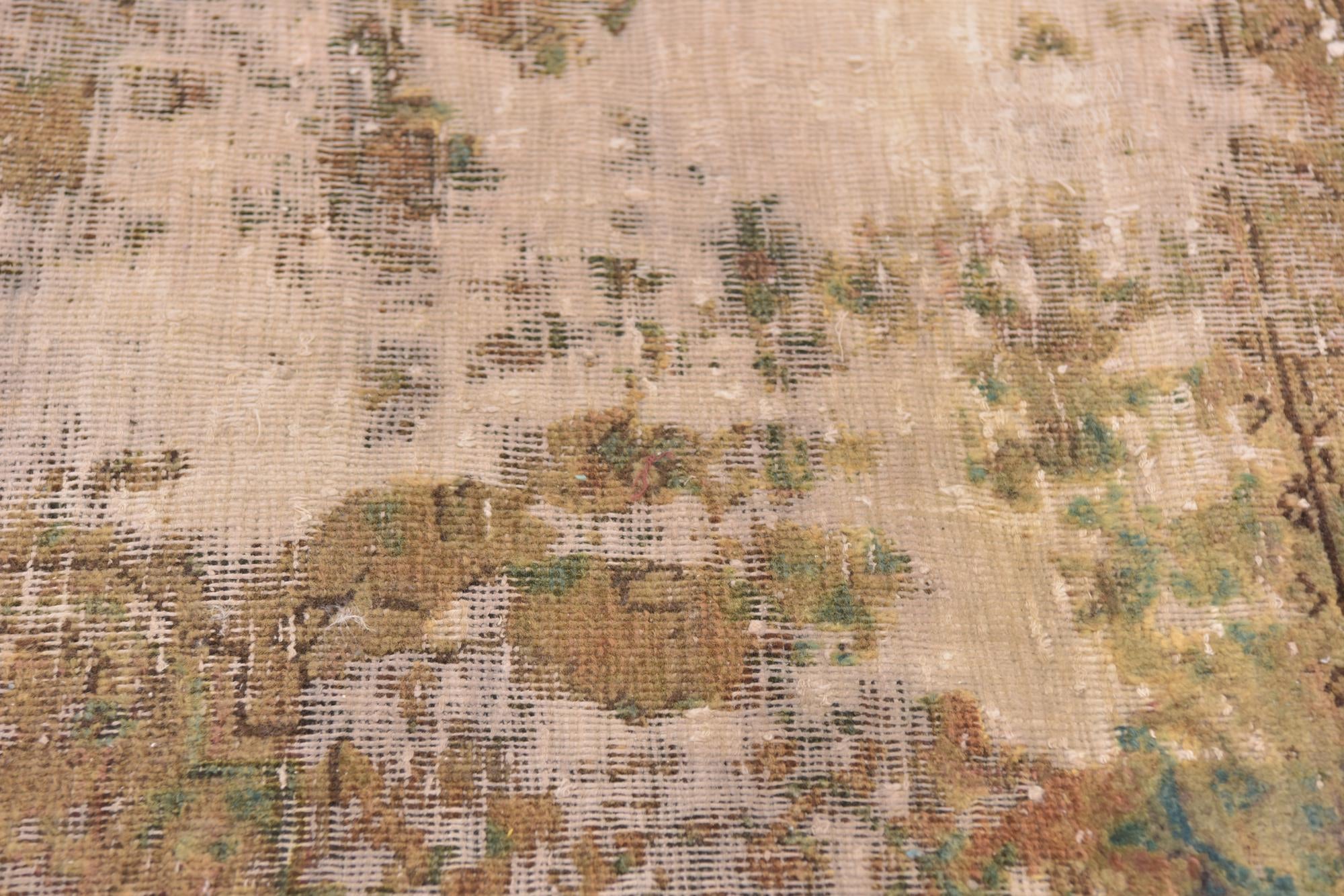 3' x 4' 8 Hand Knotted Ultra Vintage Persian Wool Rug