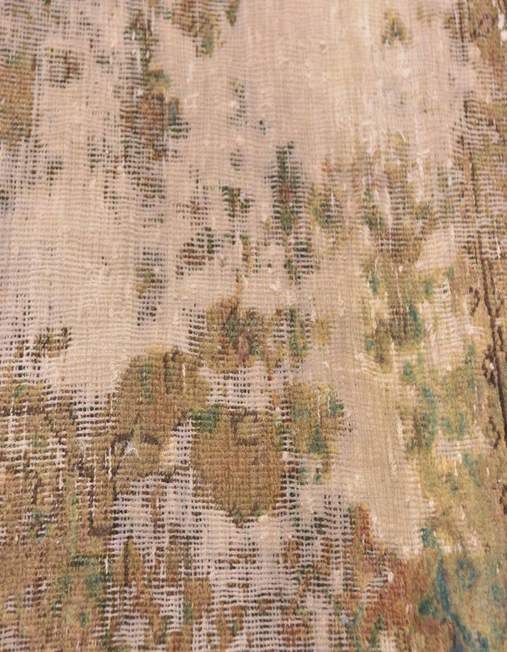 Detail image of 3' x 4' 8  Hand Knotted Ultra Vintage Persian Wool Rug