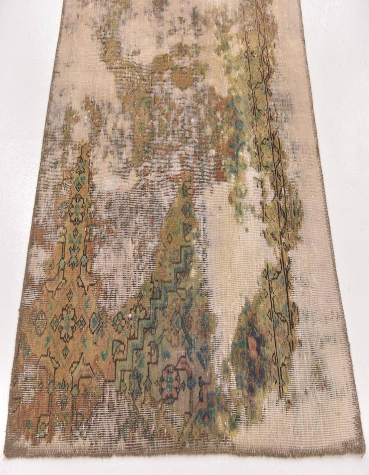 Detail image of 3' x 4' 8  Hand Knotted Ultra Vintage Persian Wool Rug