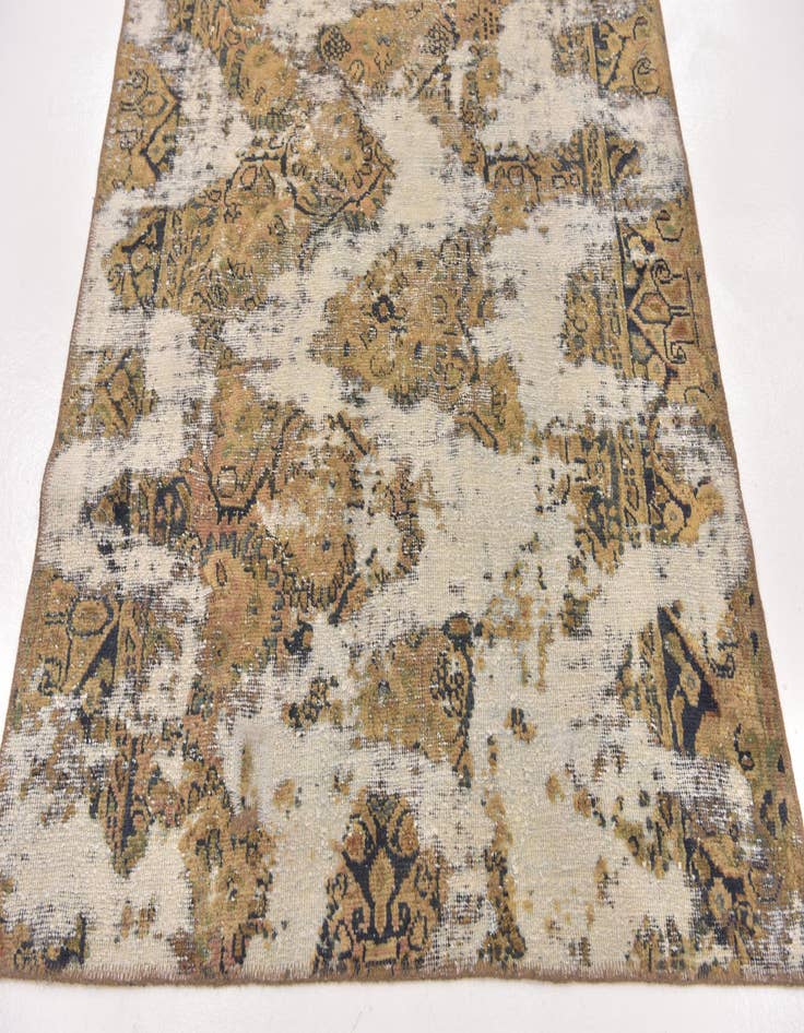 Detail image of 4' x 5' 6  Hand Knotted Ultra Vintage Persian Wool Rug