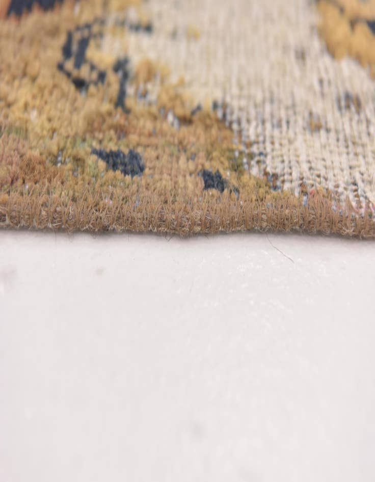 Detail image of 4' x 5' 6  Hand Knotted Ultra Vintage Persian Wool Rug