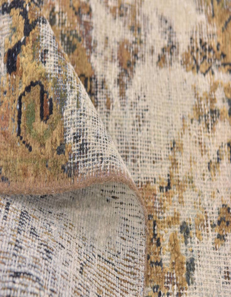 Detail image of 4' x 5' 6  Hand Knotted Ultra Vintage Persian Wool Rug