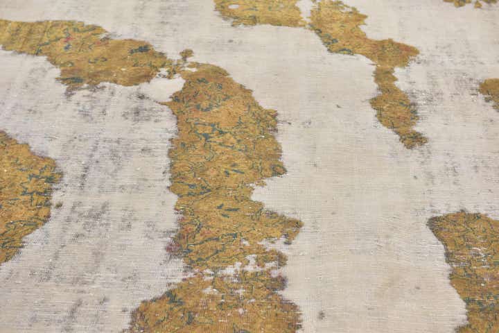 8' x 11' 8 Hand Knotted Ultra Vintage Persian Wool Rug