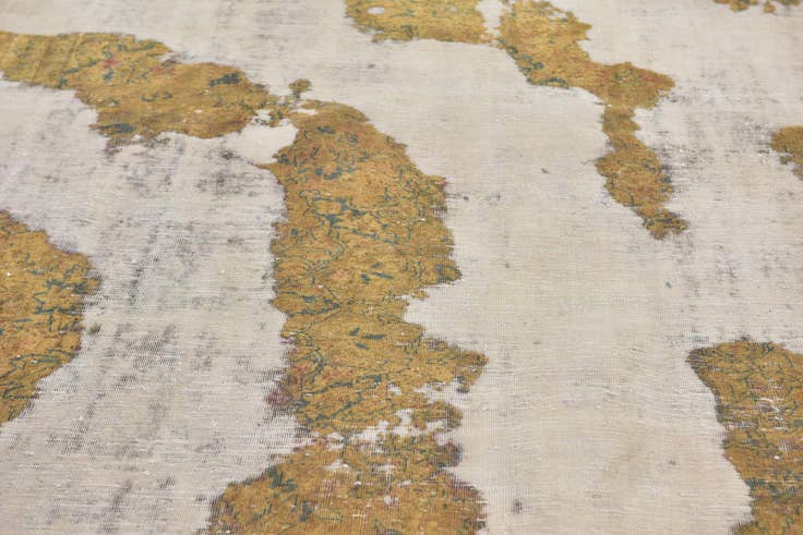 Detail image of 8' x 11' 8 Hand Knotted Ultra Vintage Persian Wool Rug