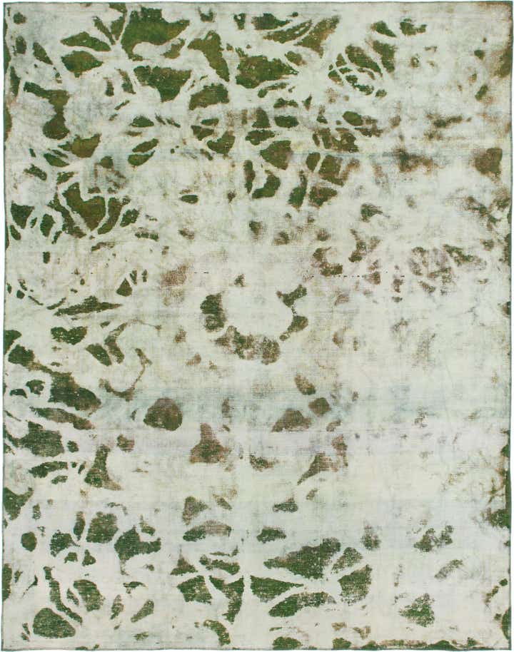 9' 6 x 12' 3 Hand Knotted Ultra Vintage Persian Wool Rug