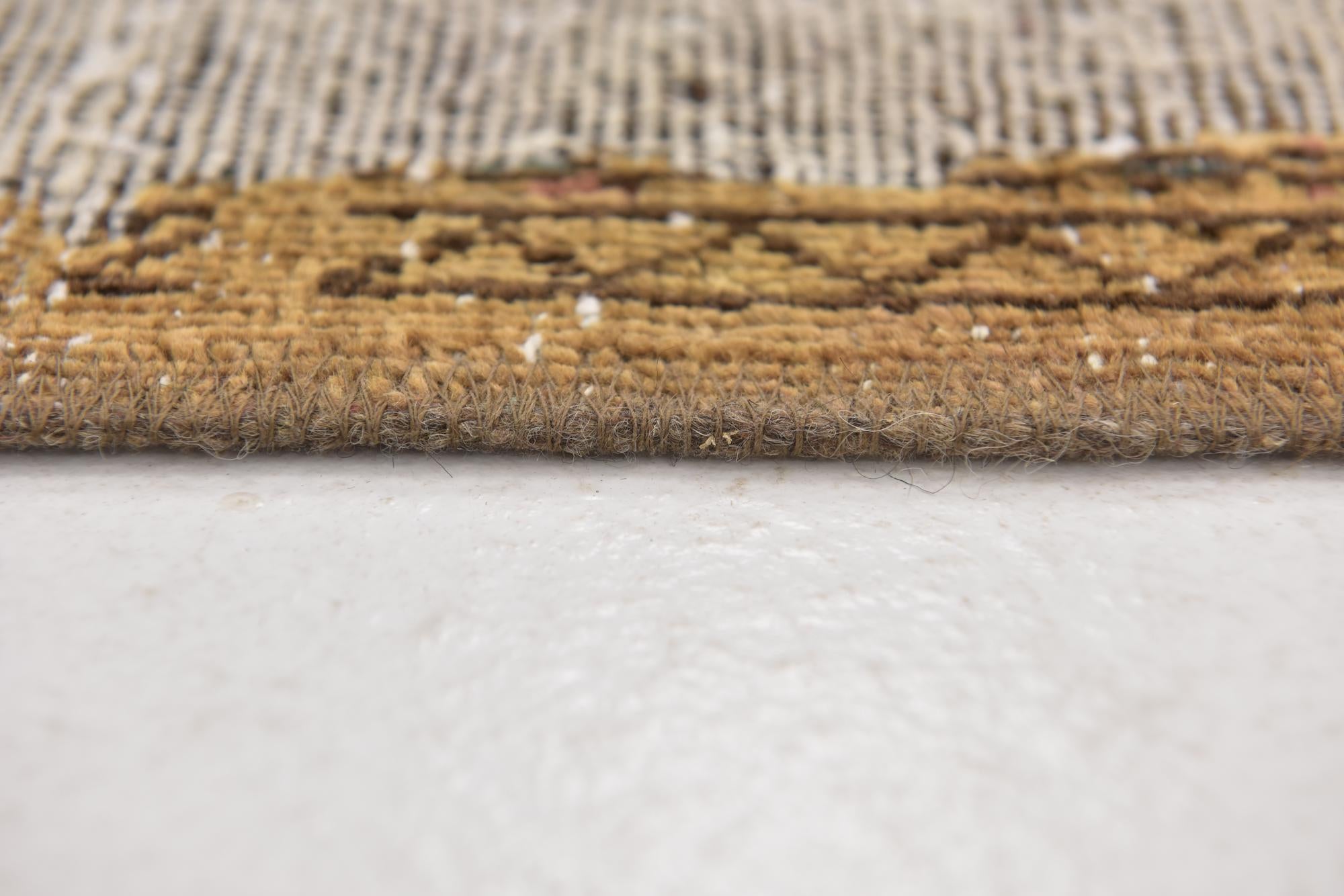 3' 2 x 4' 9 Hand Knotted Ultra Vintage Persian Wool Rug