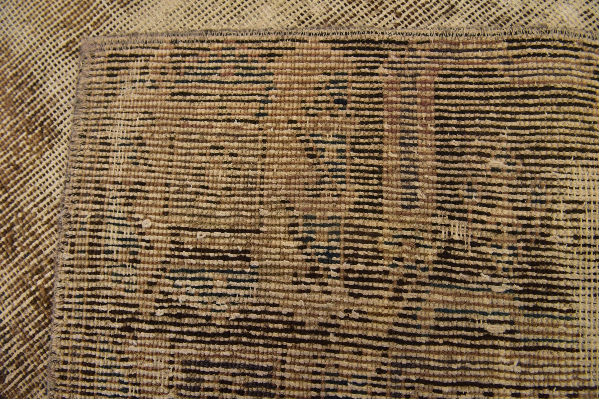 6' 8 x 9' 6 Hand Knotted Ultra Vintage Persian Wool Rug