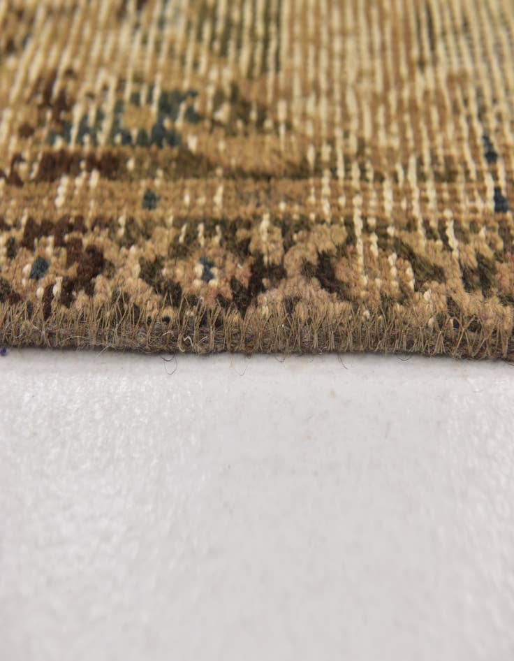 Detail image of 6' 8 x 9' 6  Hand Knotted Ultra Vintage Persian Wool Rug