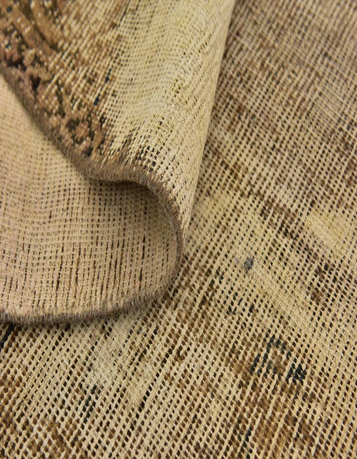 Detail image of 6' 8 x 9' 6  Hand Knotted Ultra Vintage Persian Wool Rug