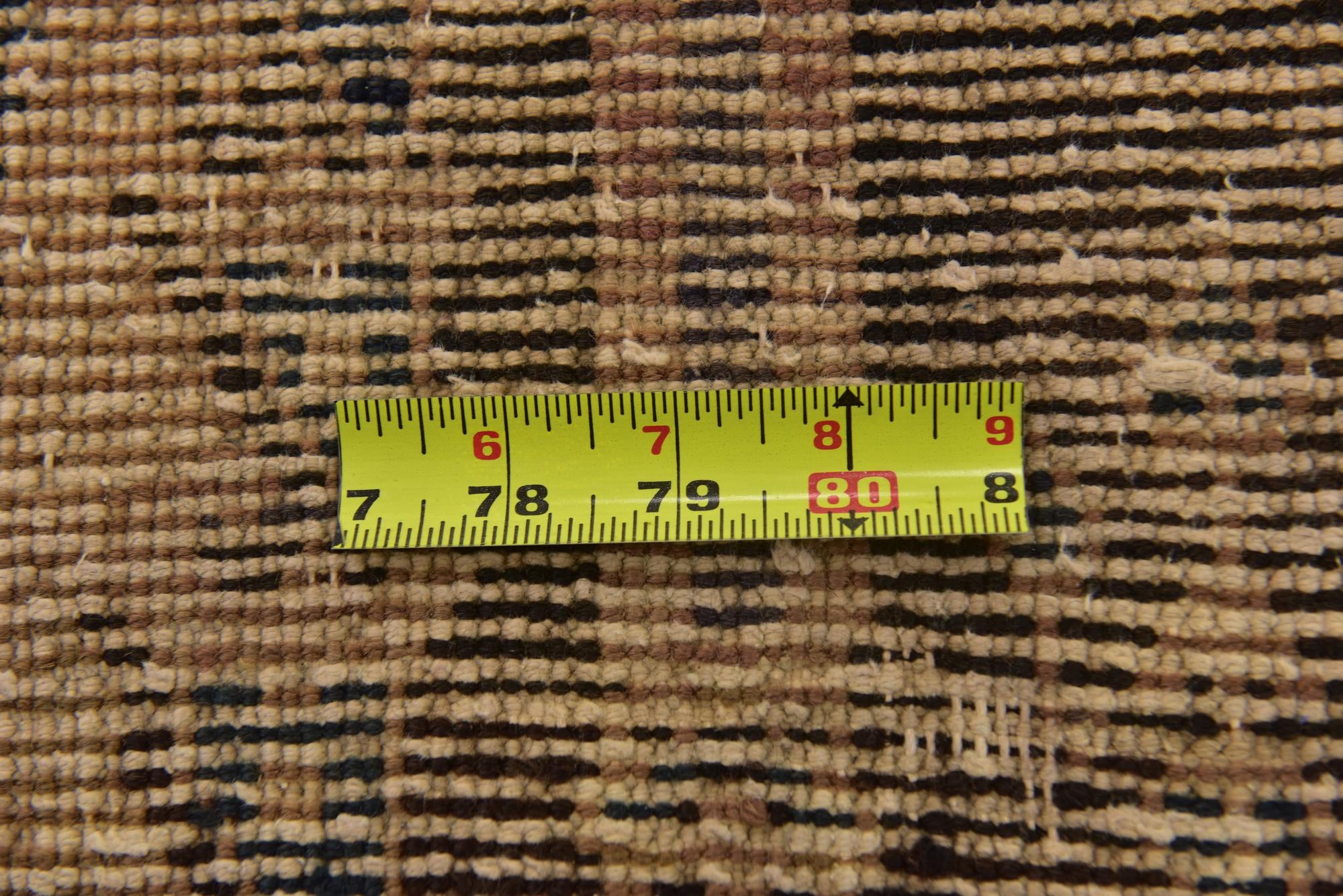 6' 8 x 9' 6 Hand Knotted Ultra Vintage Persian Wool Rug