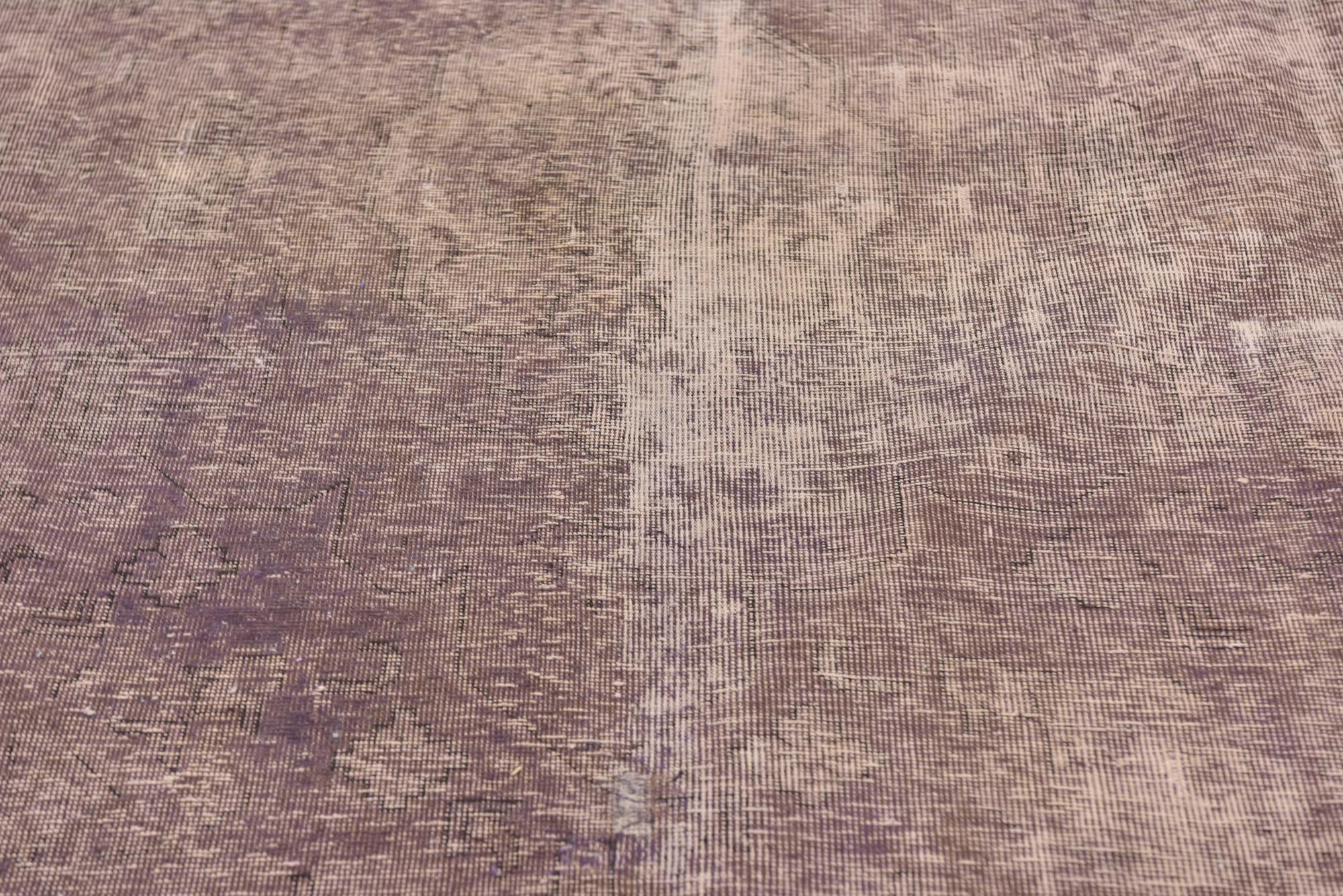 9' 7 x 12' 3 Hand Knotted Ultra Vintage Persian Wool Rug