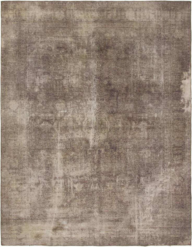 Detail image of 9' 7 x 12' 3 Hand Knotted Ultra Vintage Persian Wool Rug