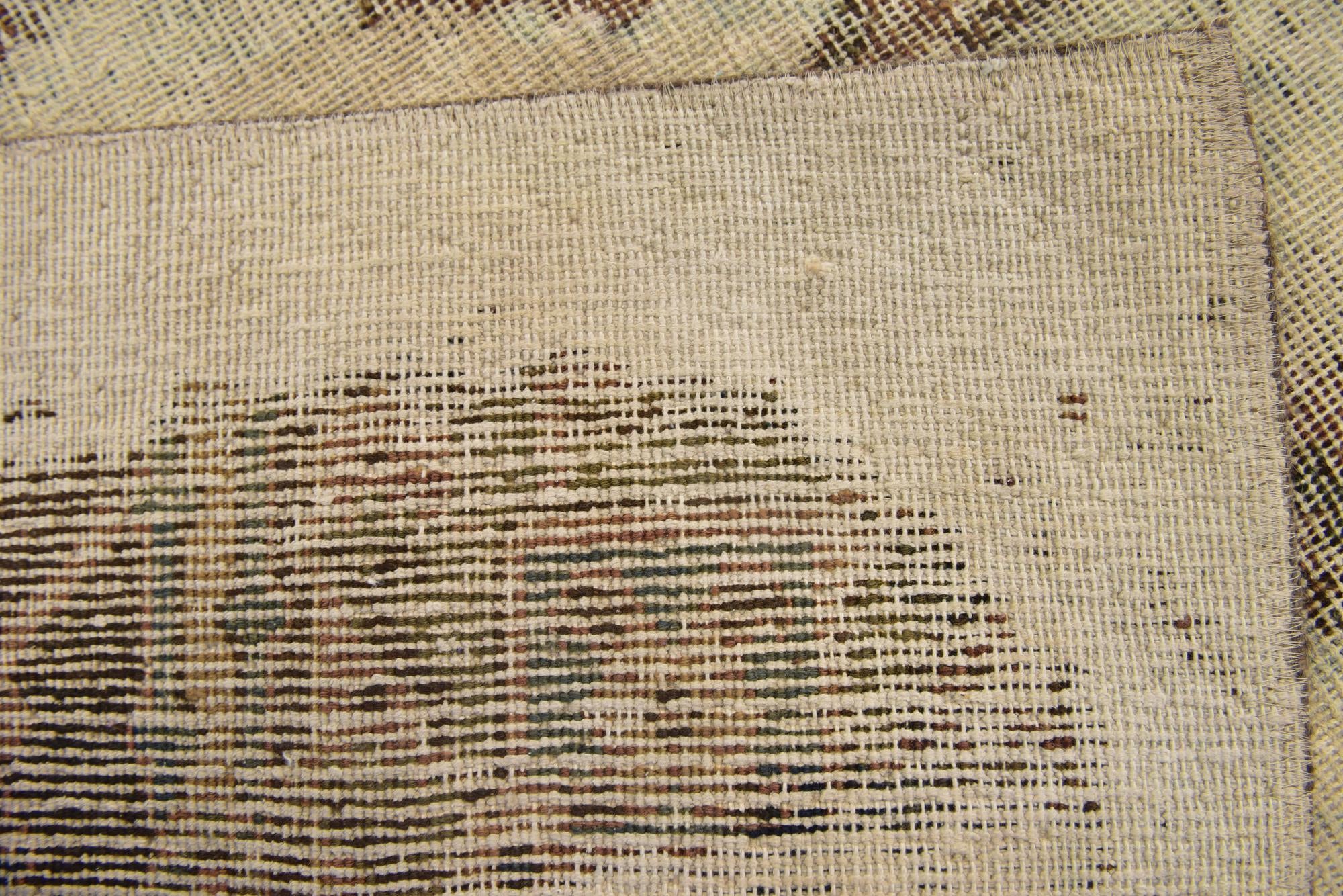 6' 10 x 9' 6 Hand Knotted Ultra Vintage Persian Wool Rug