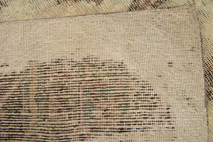 6' 10 x 9' 6 Hand Knotted Ultra Vintage Persian Wool Rug