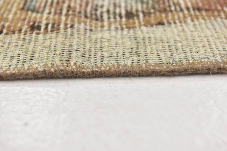 Detail image of 6' 10 x 9' 6 Hand Knotted Ultra Vintage Persian Wool Rug