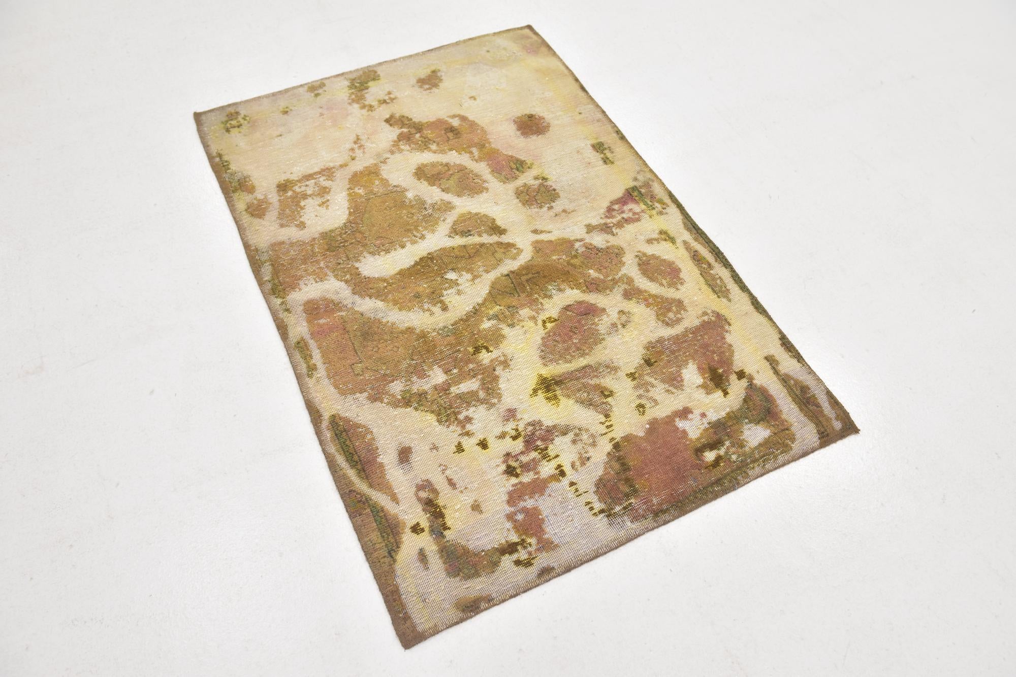 2' 10 x 4' 3 Hand Knotted Ultra Vintage Persian Wool Rug